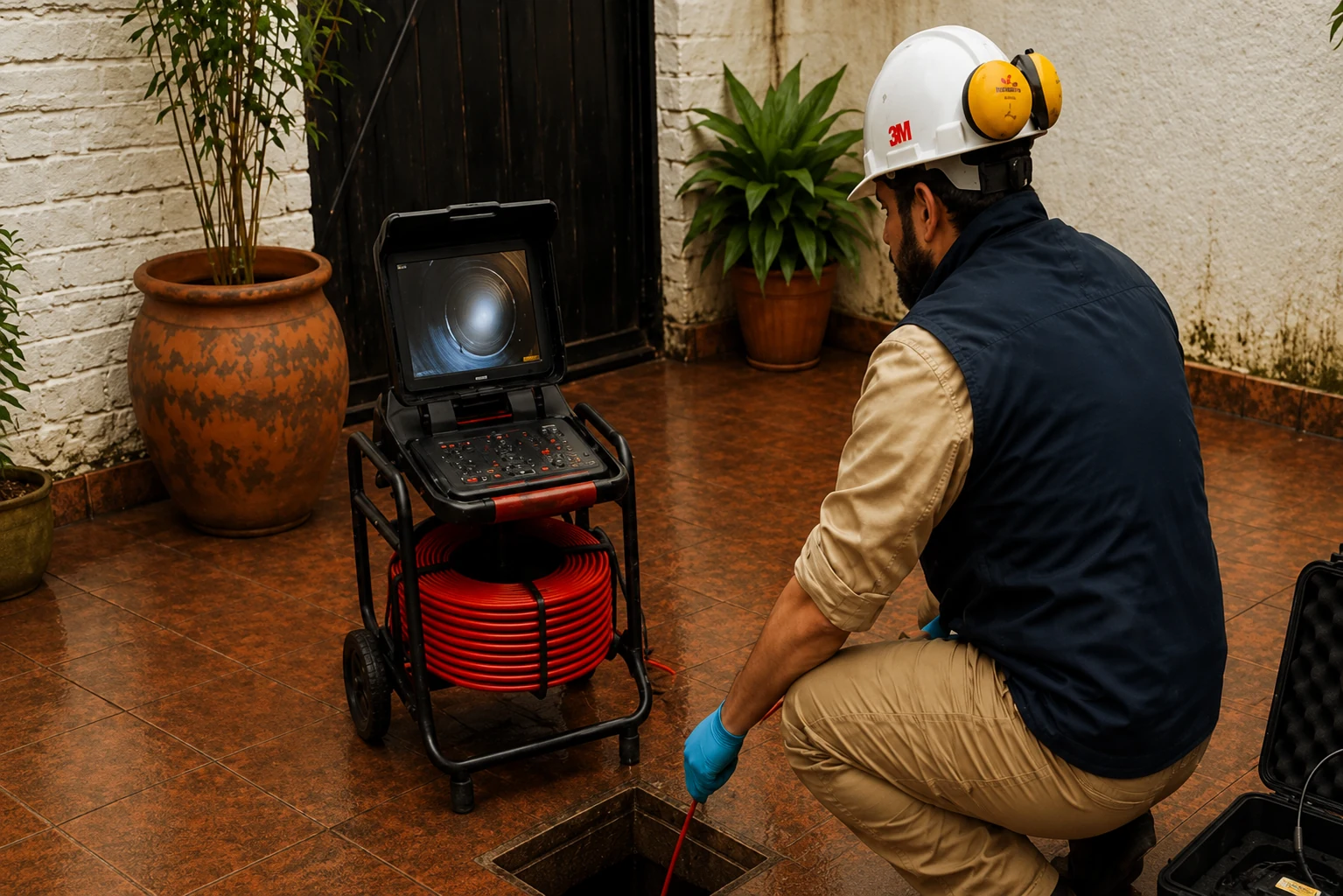 Inspección de instalación cloacal